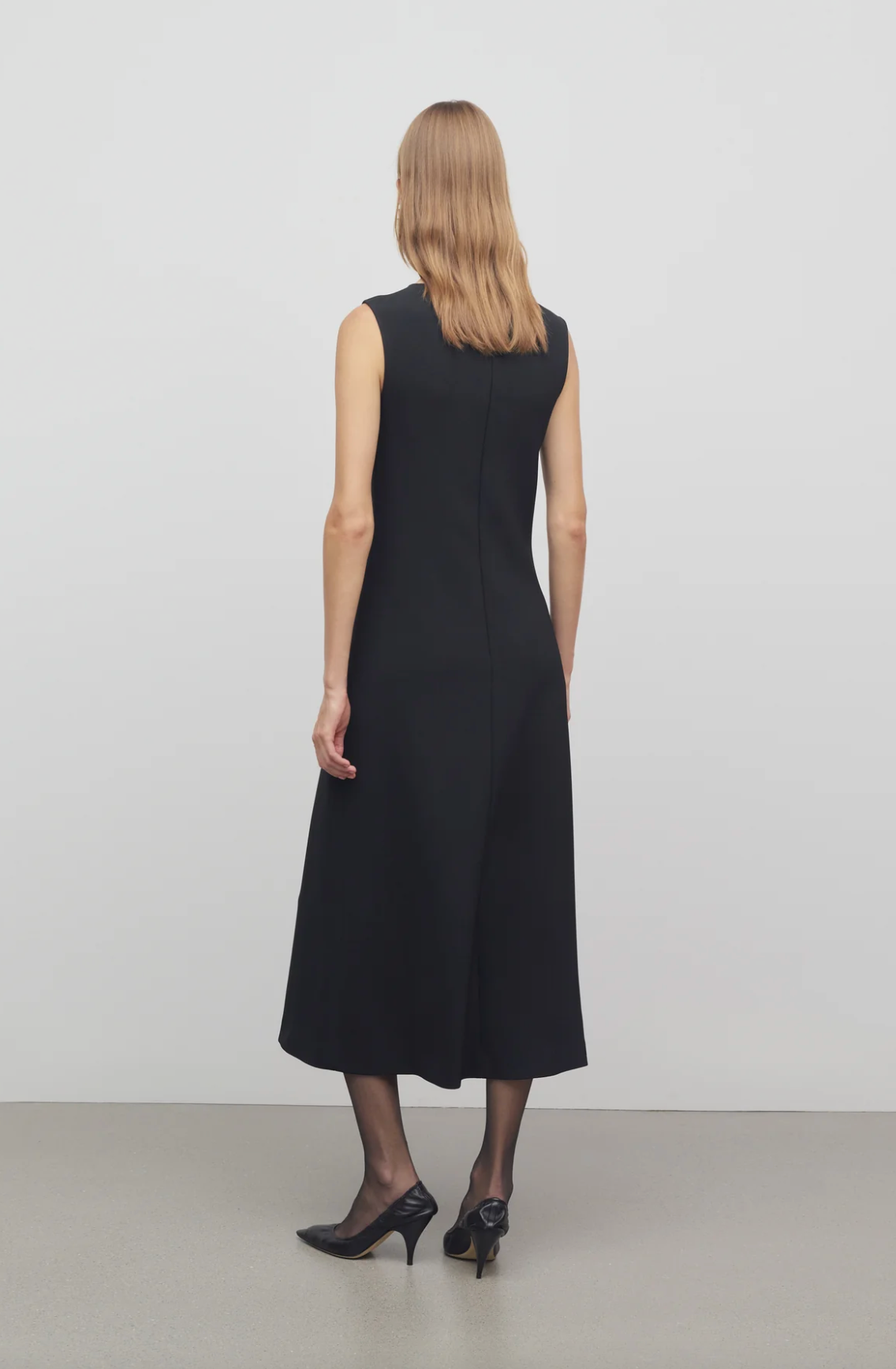 Amor Dress Black in Viscose