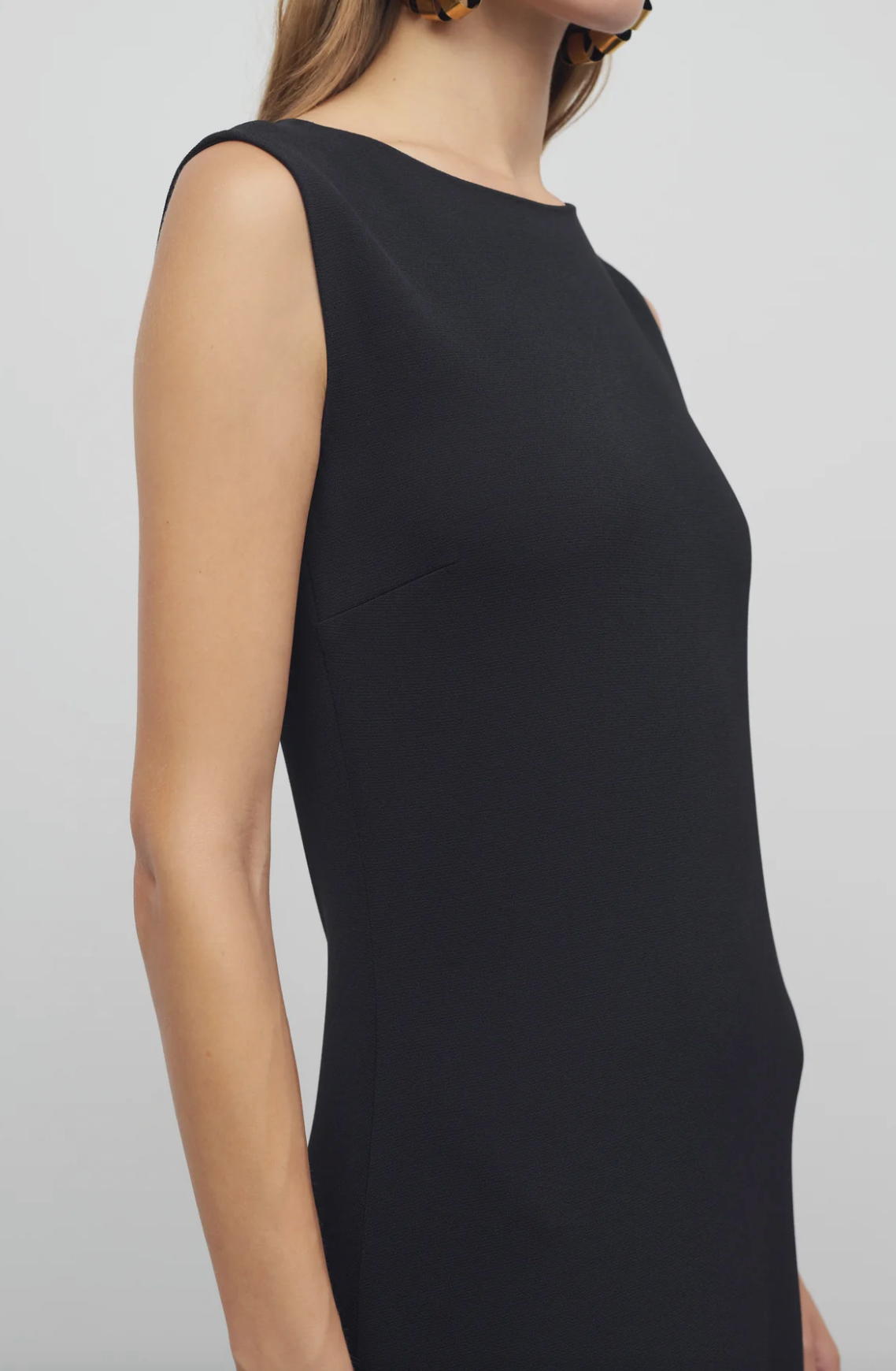 Amor Dress Black in Viscose