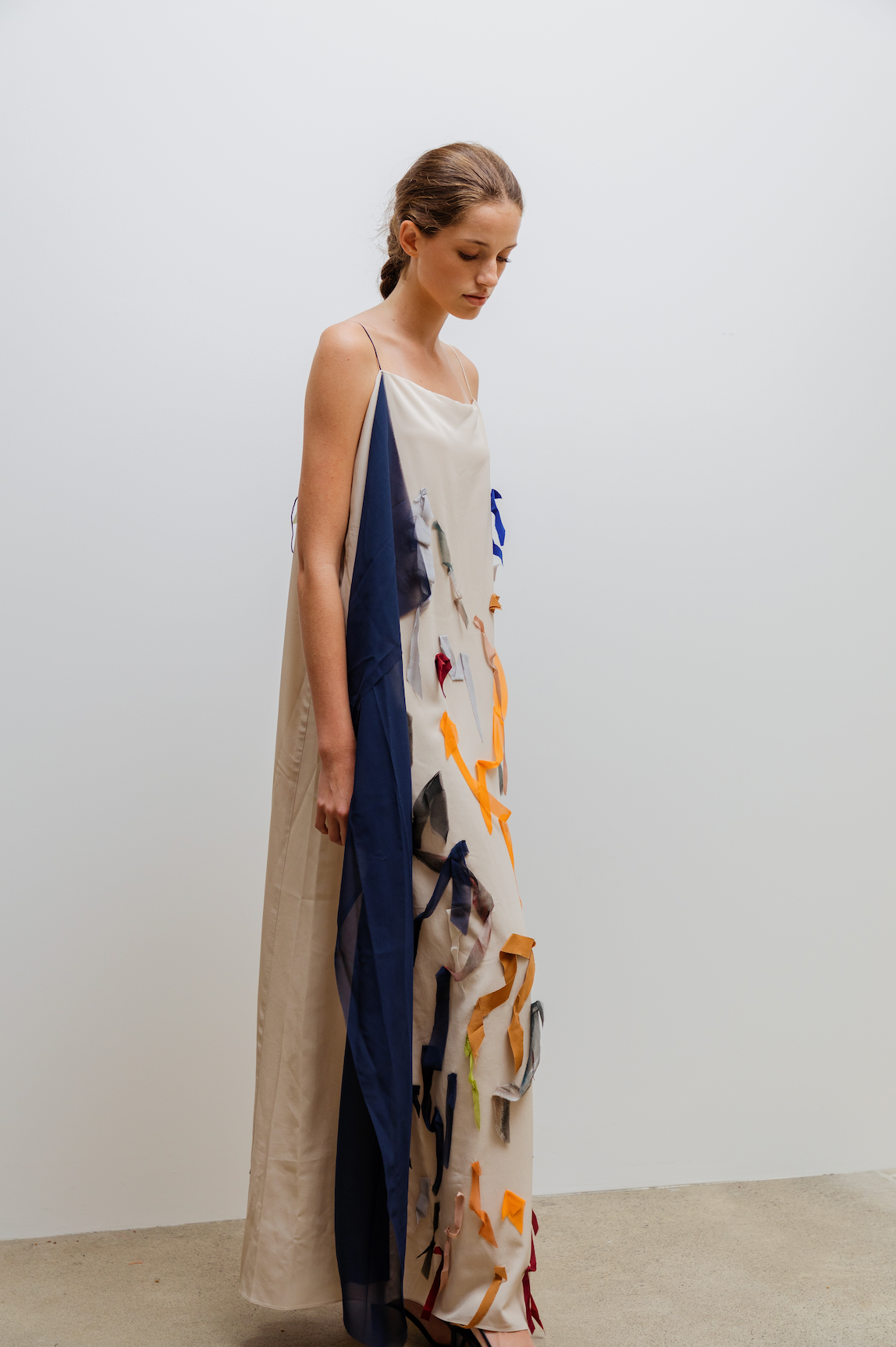 Hand Sewn Silk 'Painted' Dress