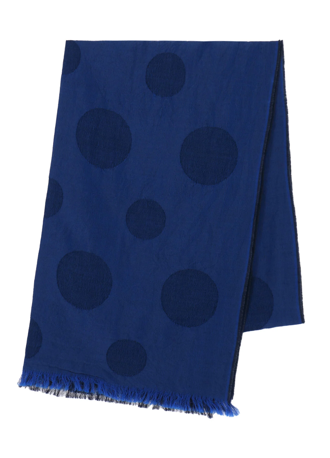 Panel Polka Dot Scarf Blue