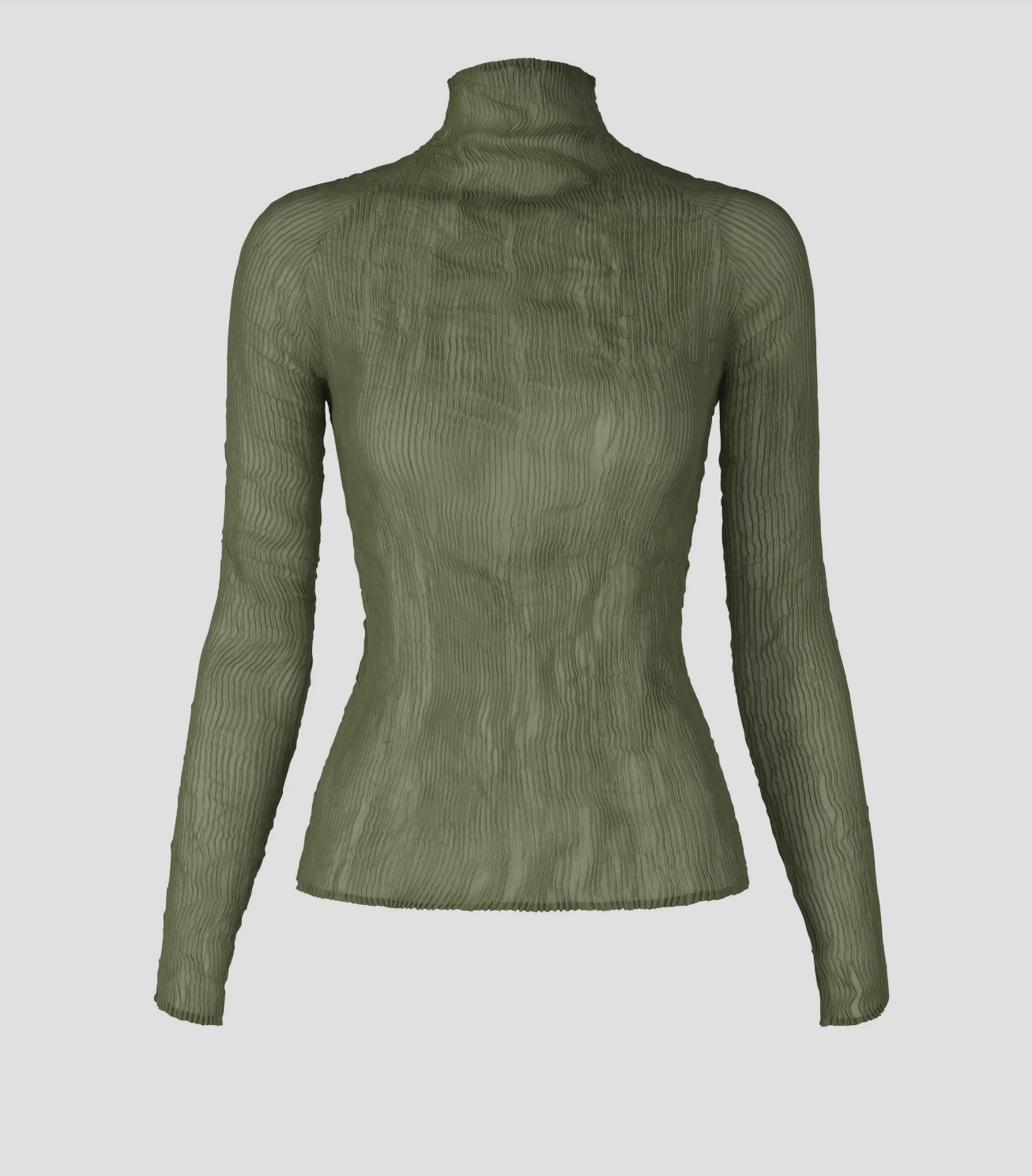 Chiffon Twist Top Night Green