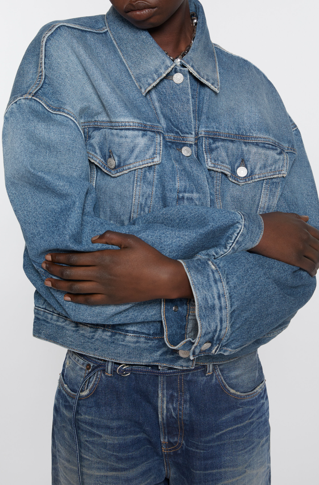 Denim Jacket Mid Blue