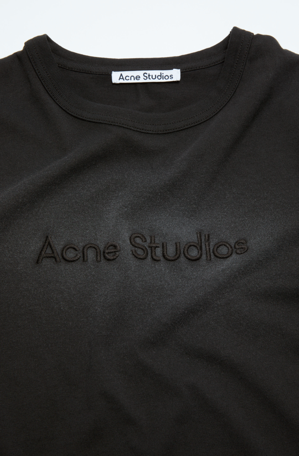 Fitted T-Shirt Logo Faded Black