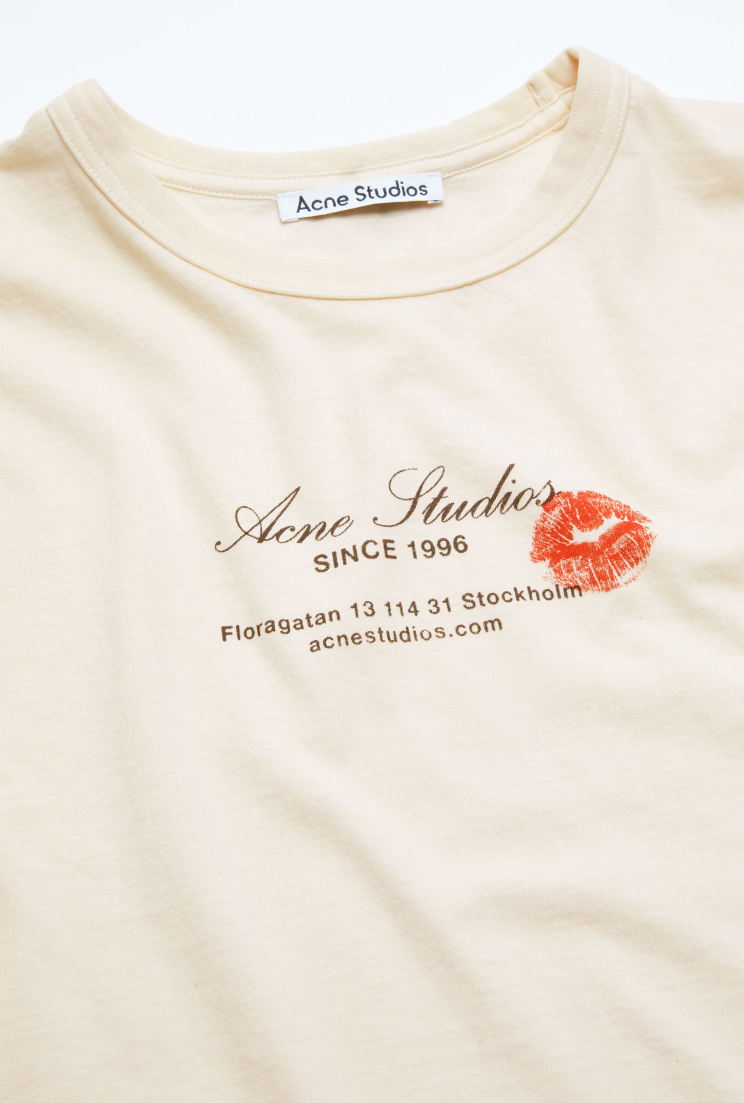 T-Shirt Logo Kiss Pearl Grey