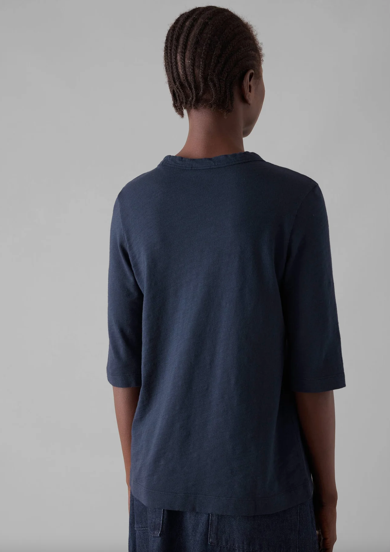 Cleo Garment Dyed T-Shirt Indigo