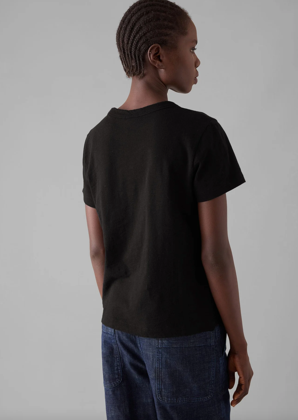 Sadie Cotton Boy T-Shirt Carbon Black