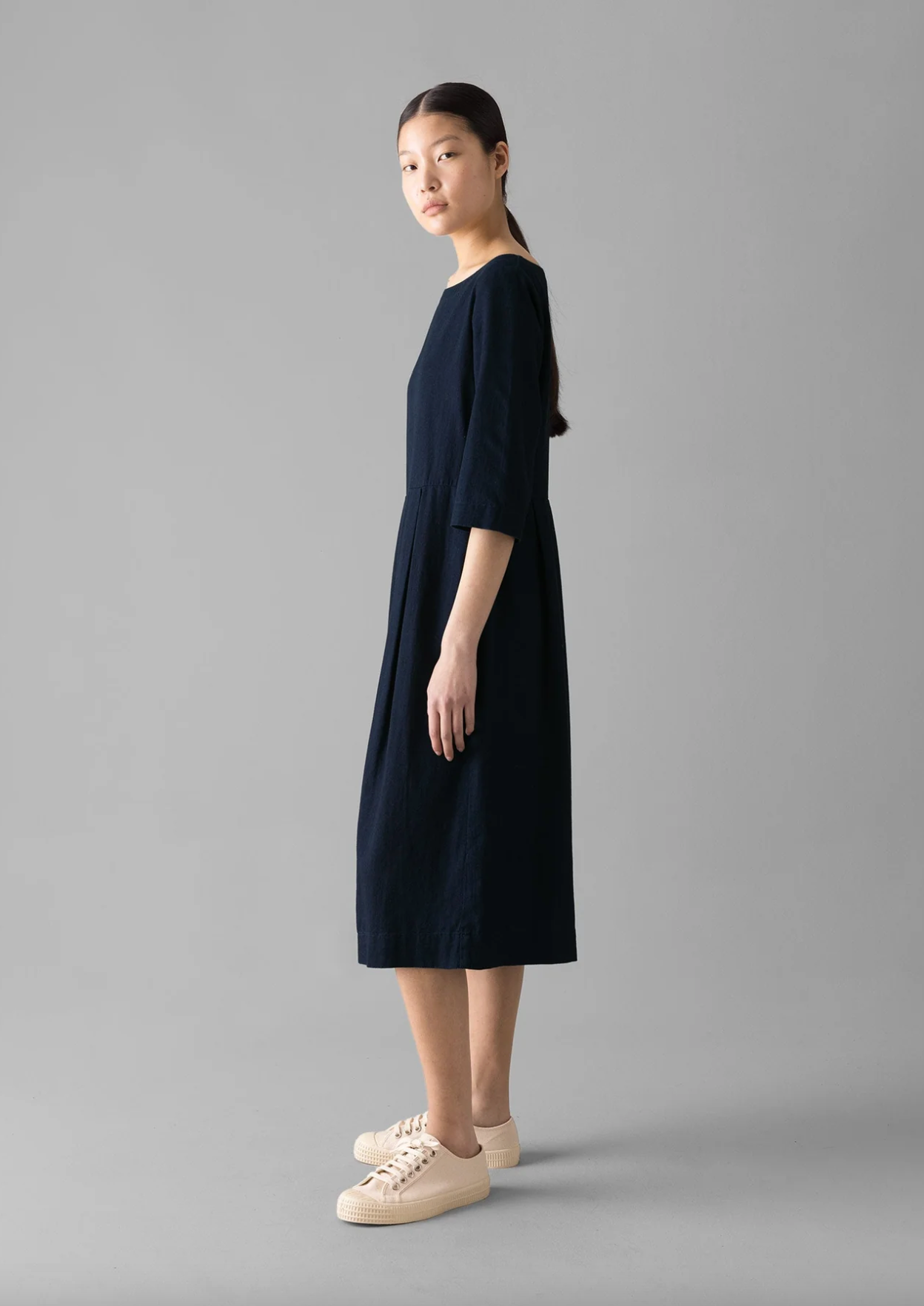 Franca Indigo Twill Dress