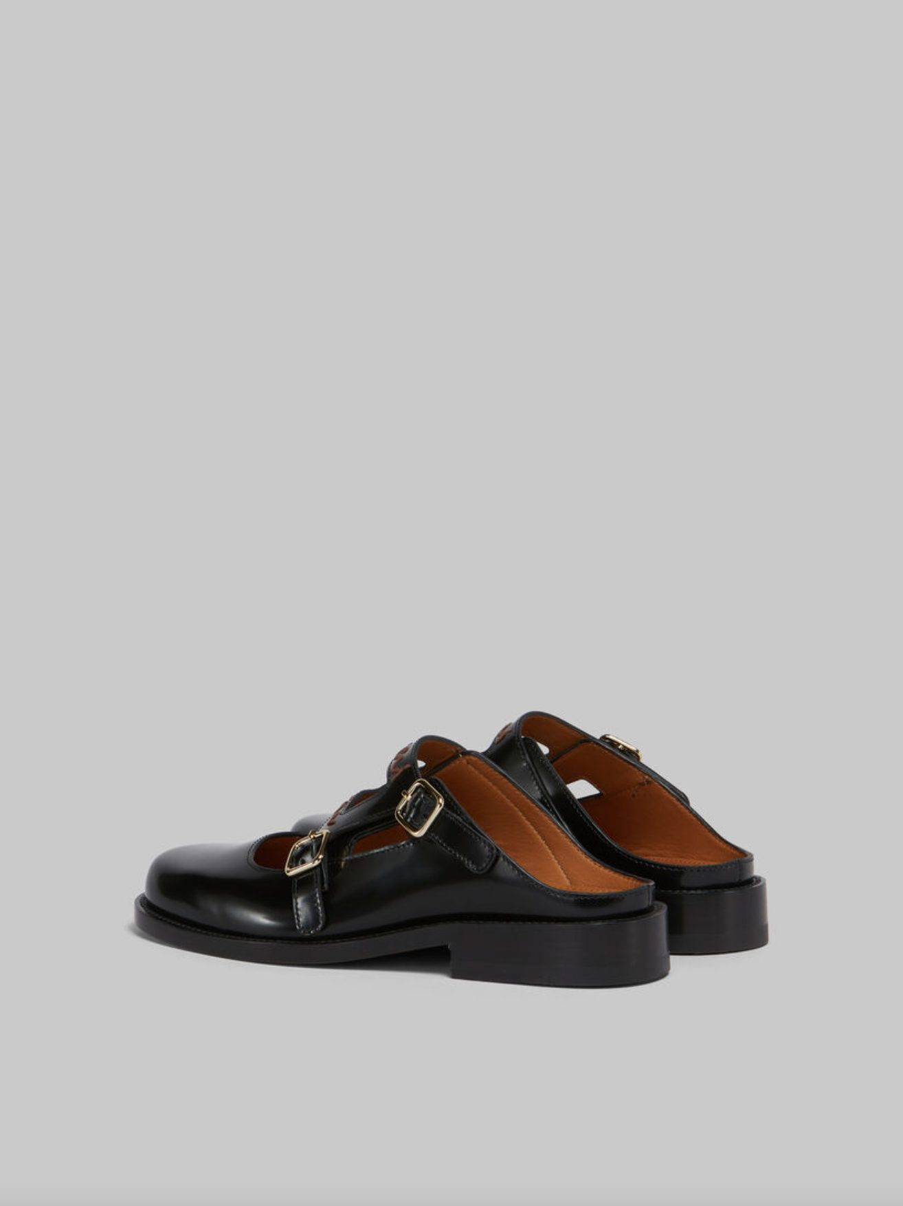 Bambi Sabot Mule Loafer Black