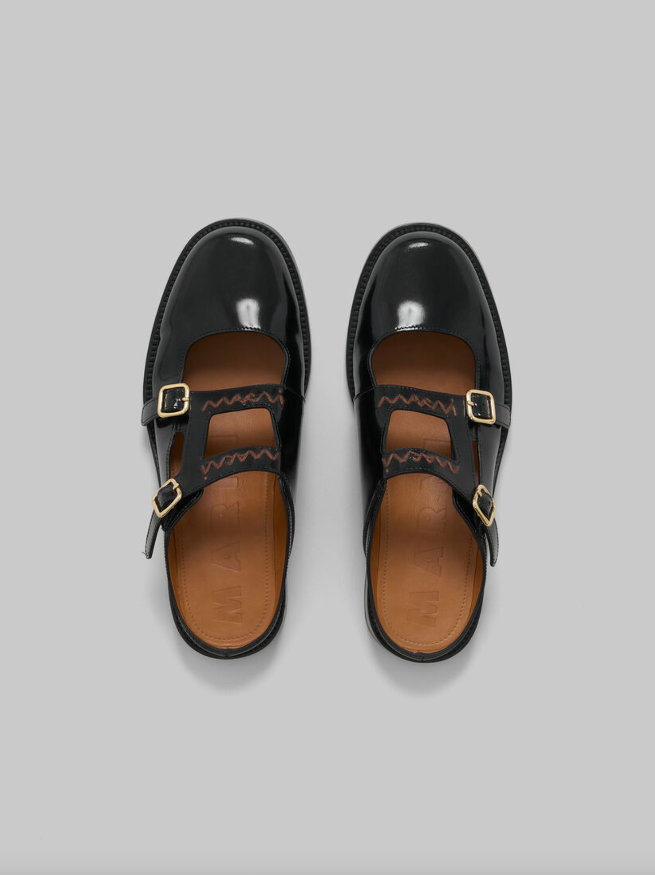 Bambi Sabot Mule Loafer Black