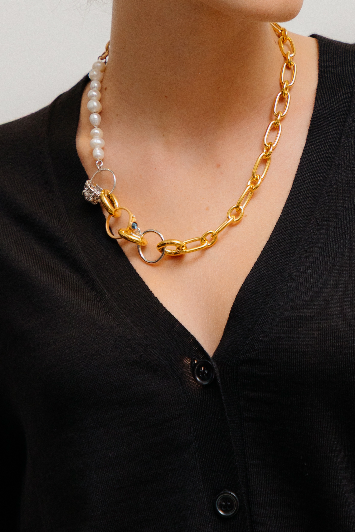 Mixed Link Chain Necklace