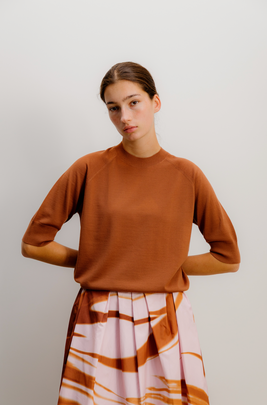 Tuan Merino Sweater Light Rust