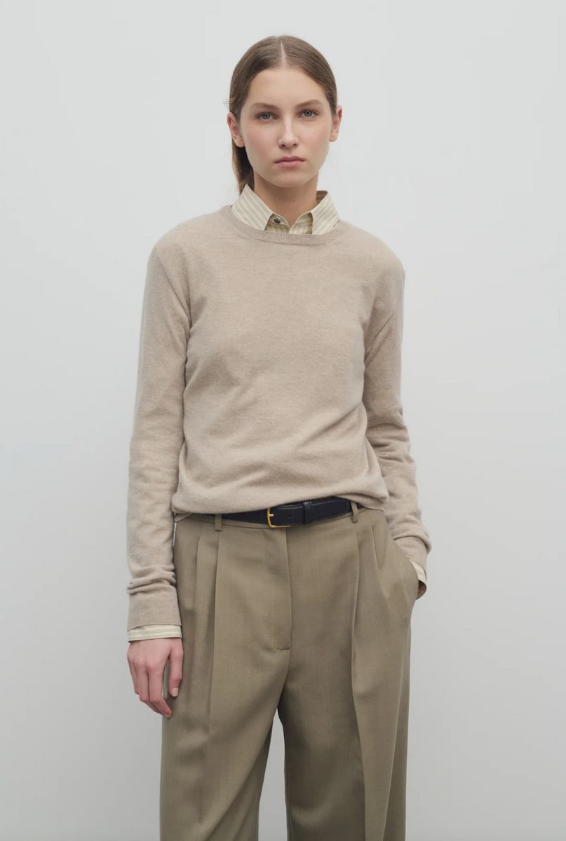 Jazor Top Cashmere Beige Melange – Scotties Boutique