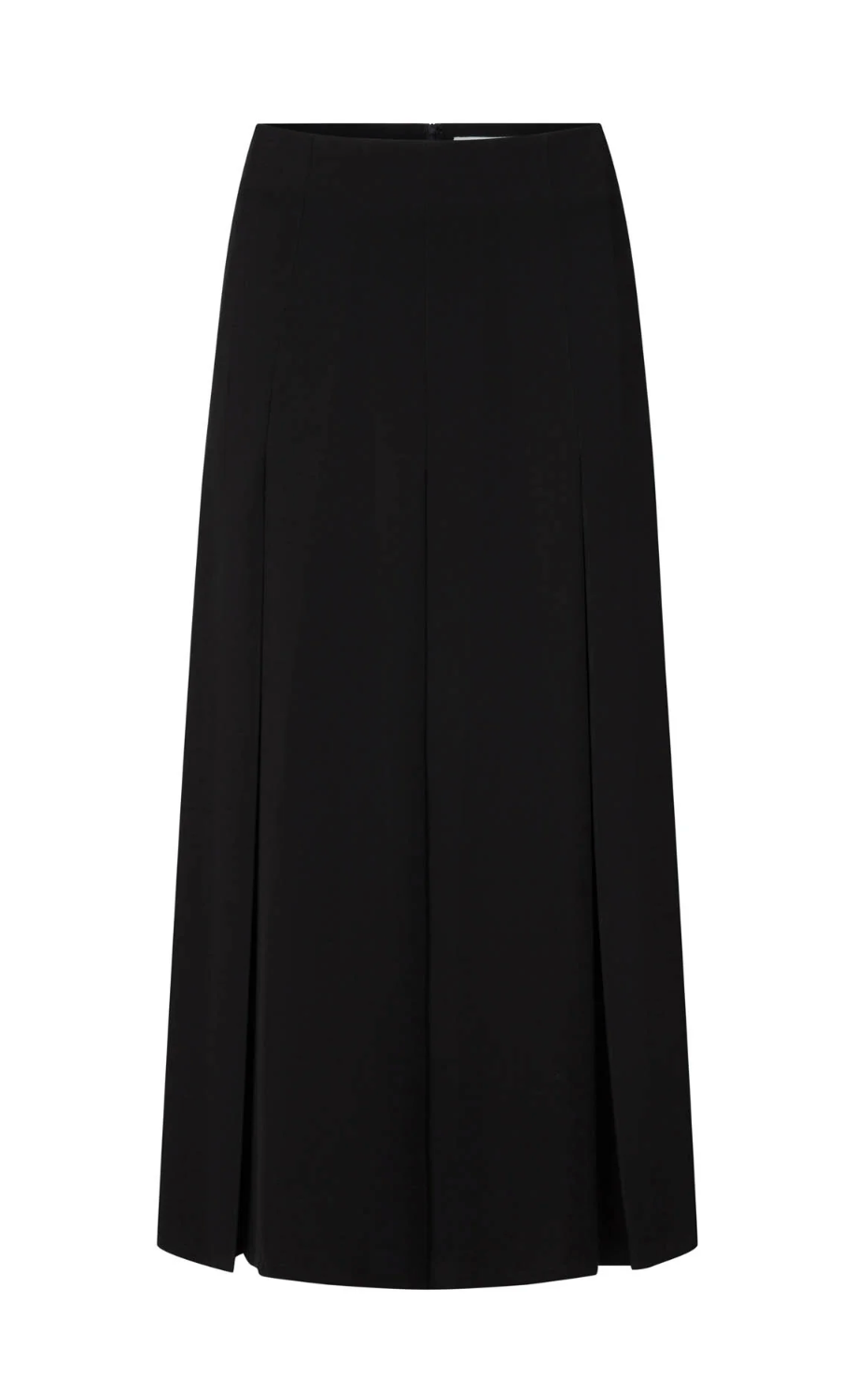 Ava Skirt Black Drape Suiting