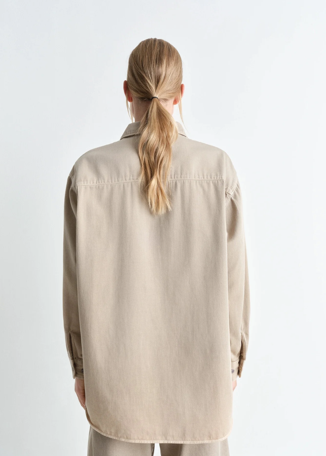 Relaxed Shirt Natural Beige