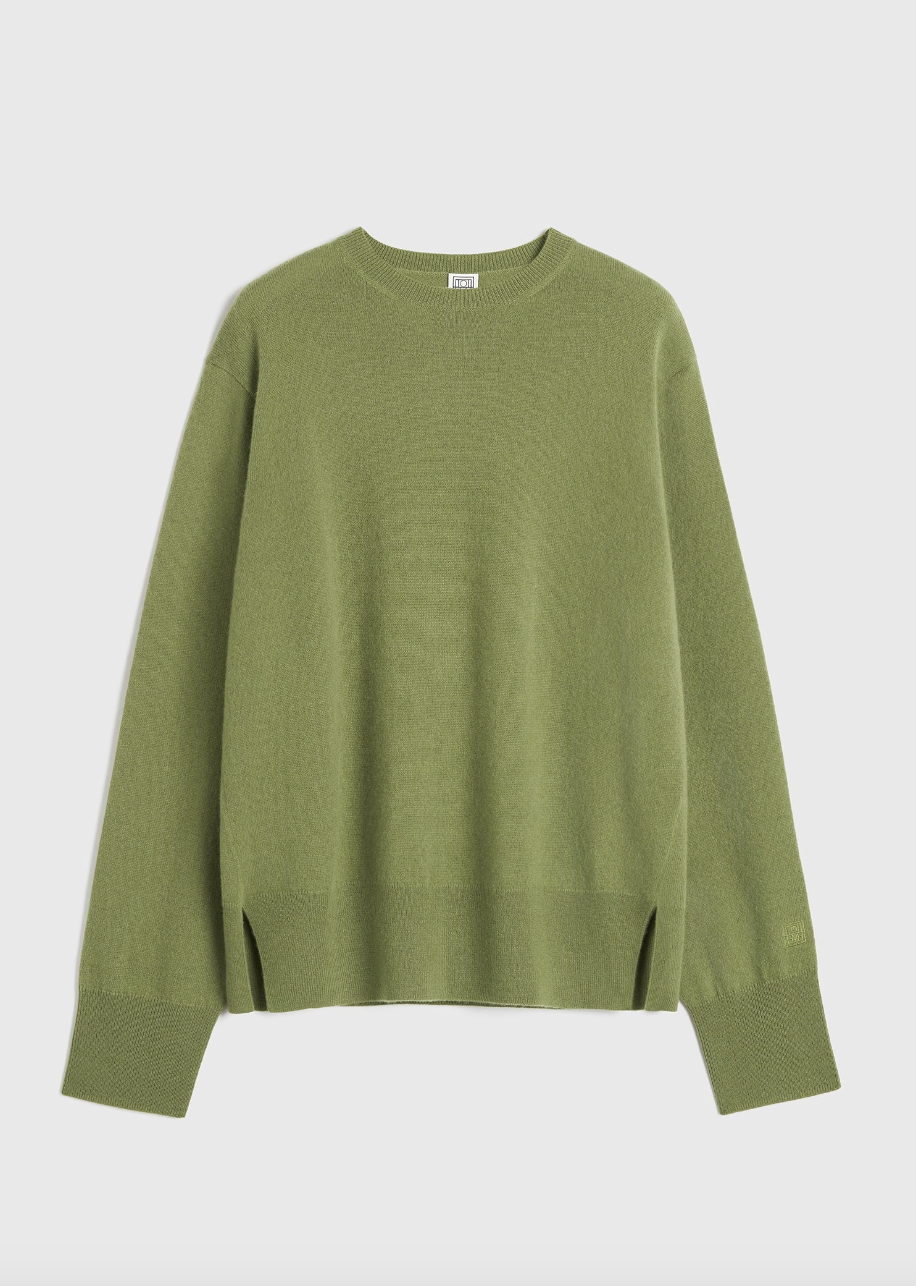 Crewneck Cashmere Knit Sweater Laurel