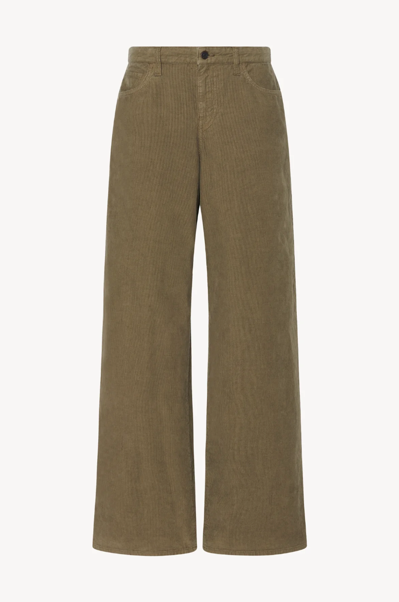 Eglitta Cotton Cord Pant Khaki