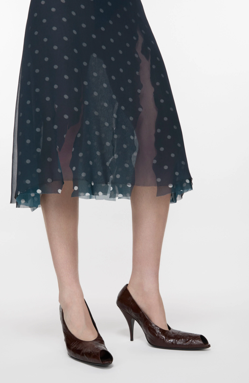 Skirt Navy White