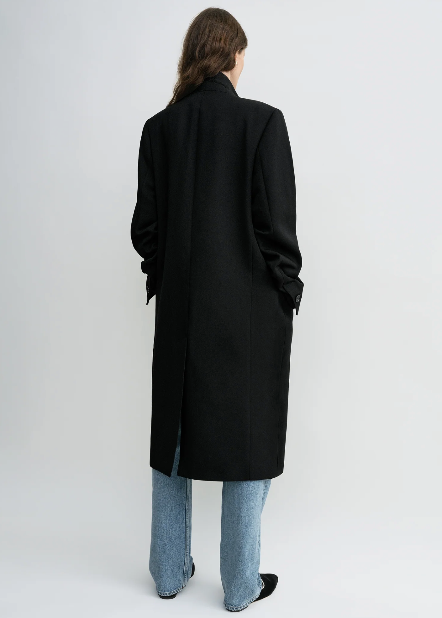 Classic Tailored Coat Black