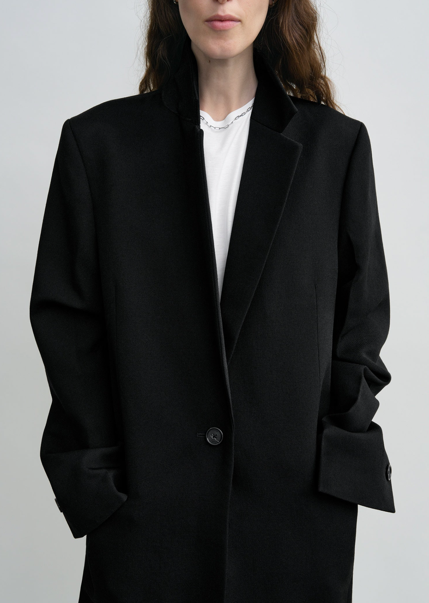 Classic Tailored Coat Black