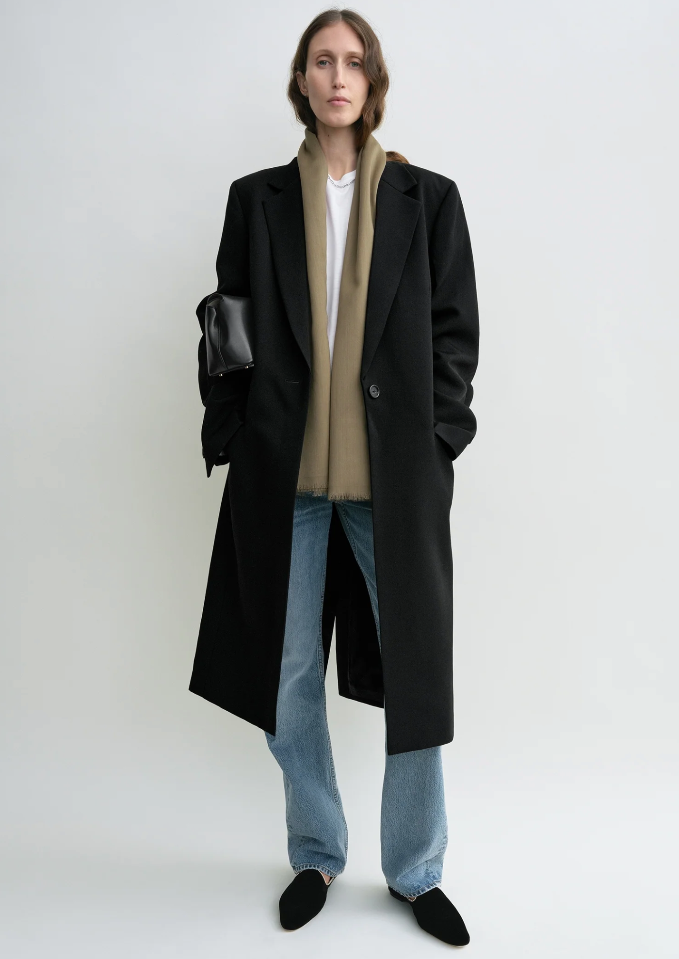 Light Wool Scarf Hazel