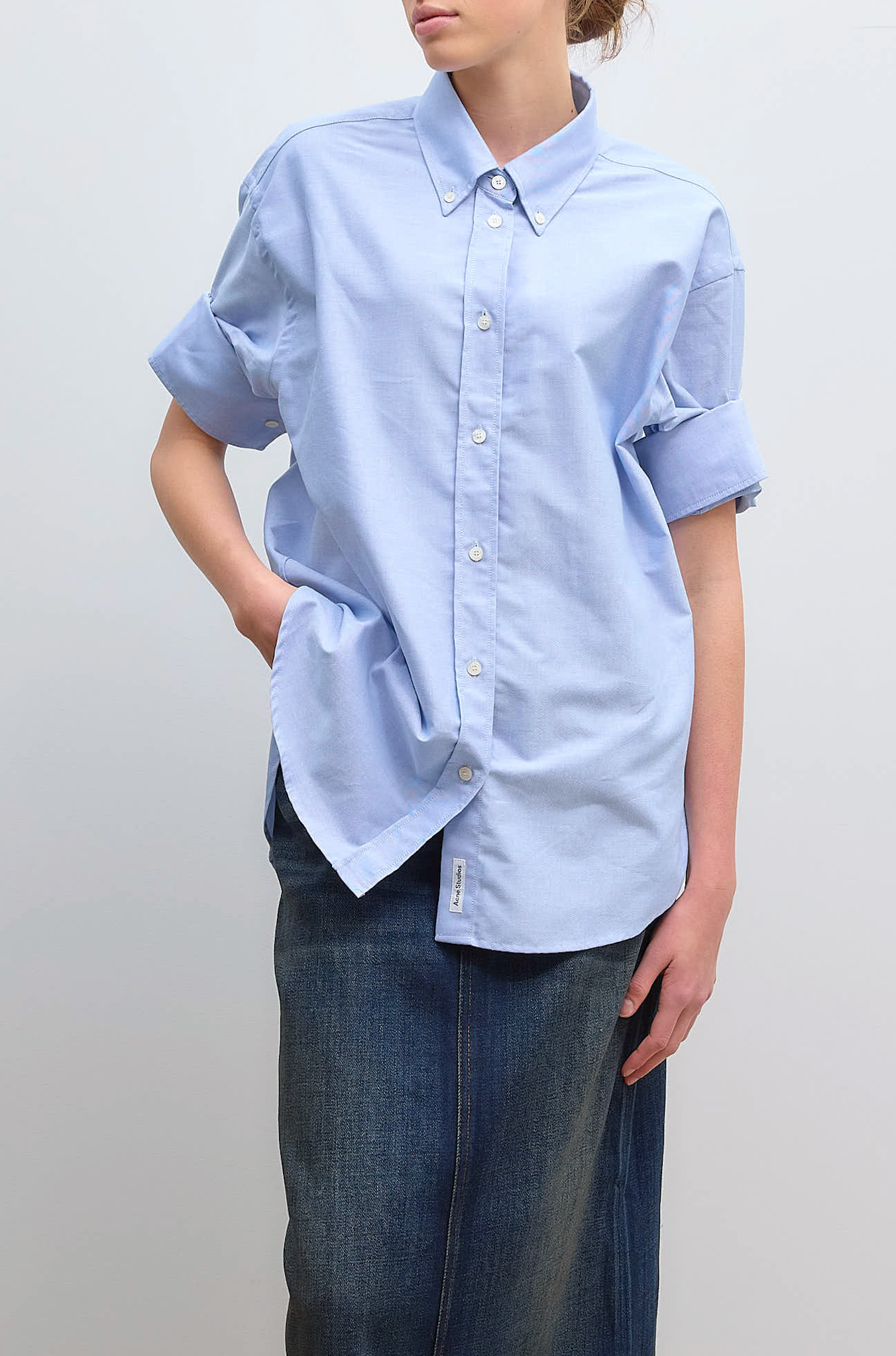 Button Up Shirt Blue