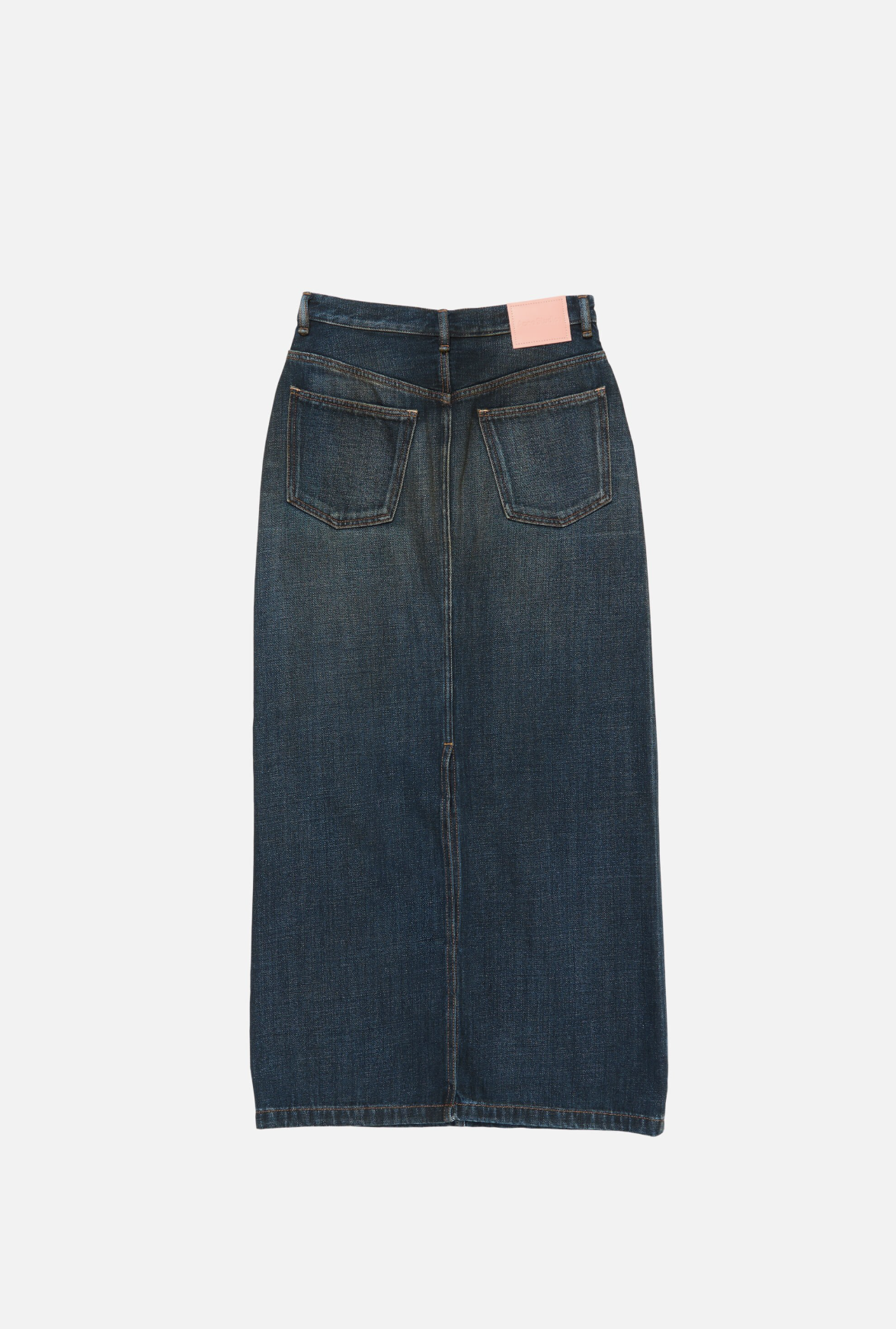 Maxi Denim Skirt Dark Blue