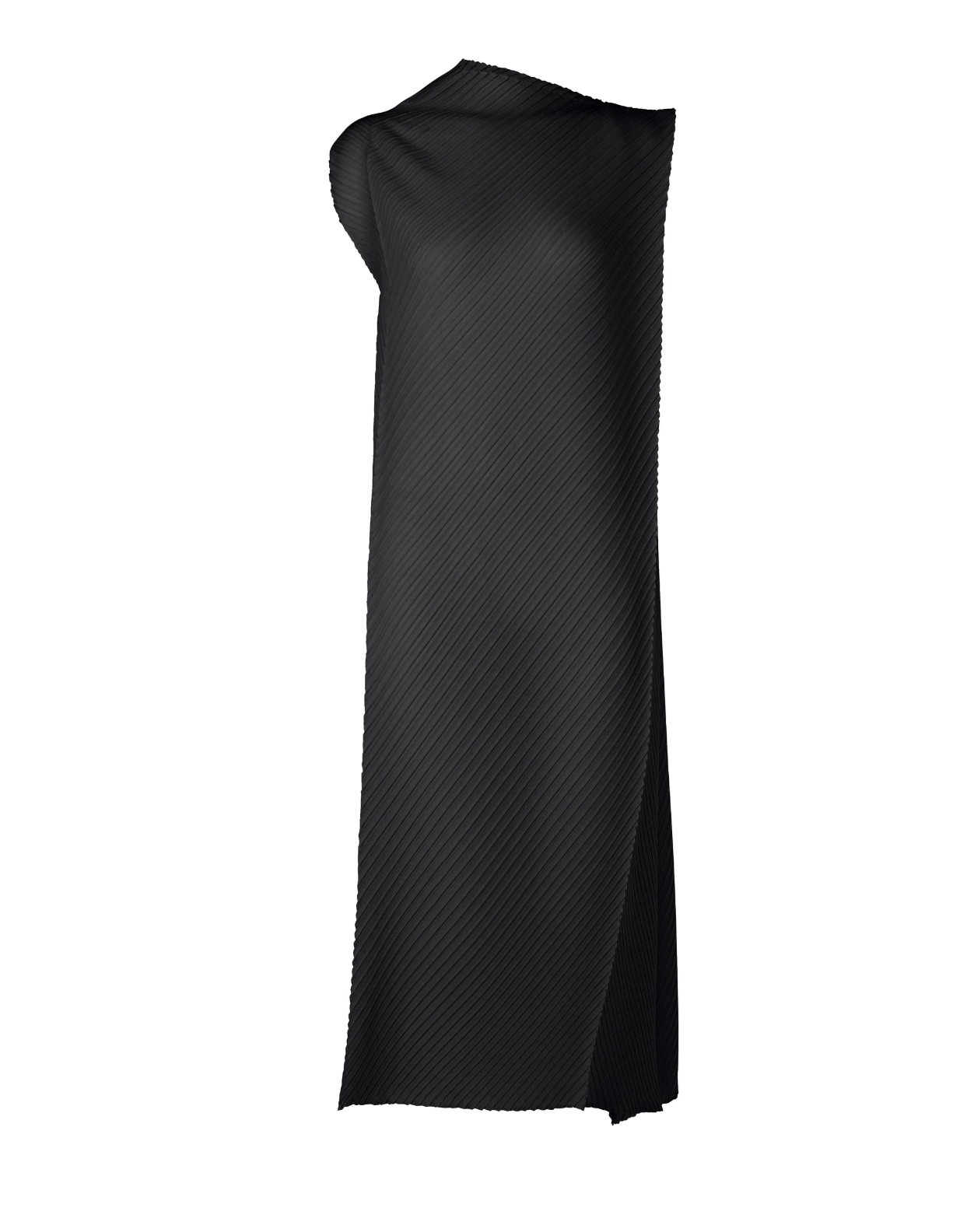 Soft Fold Dress Black