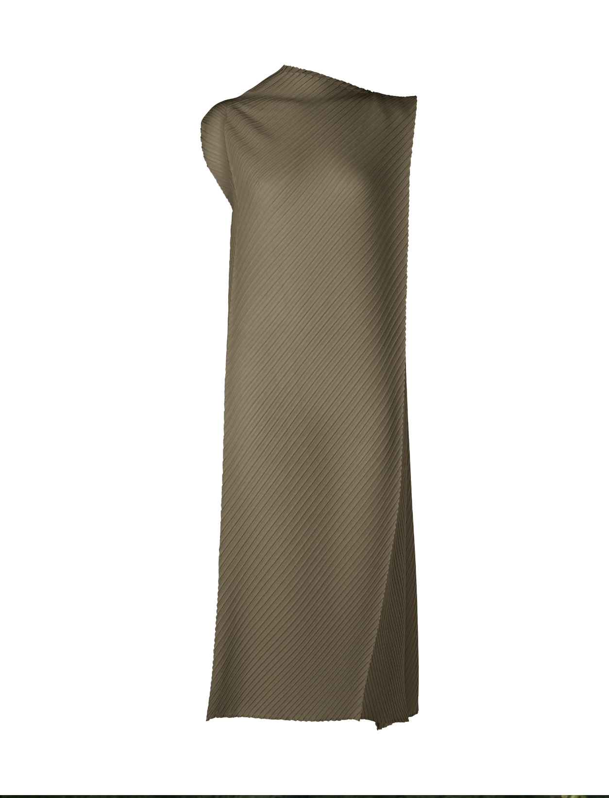 Soft Fold Dress Khaki