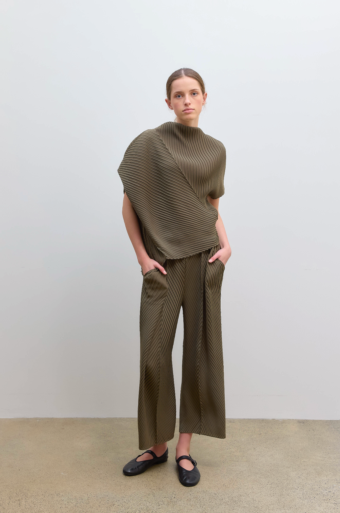 Soft Fold Top Khaki