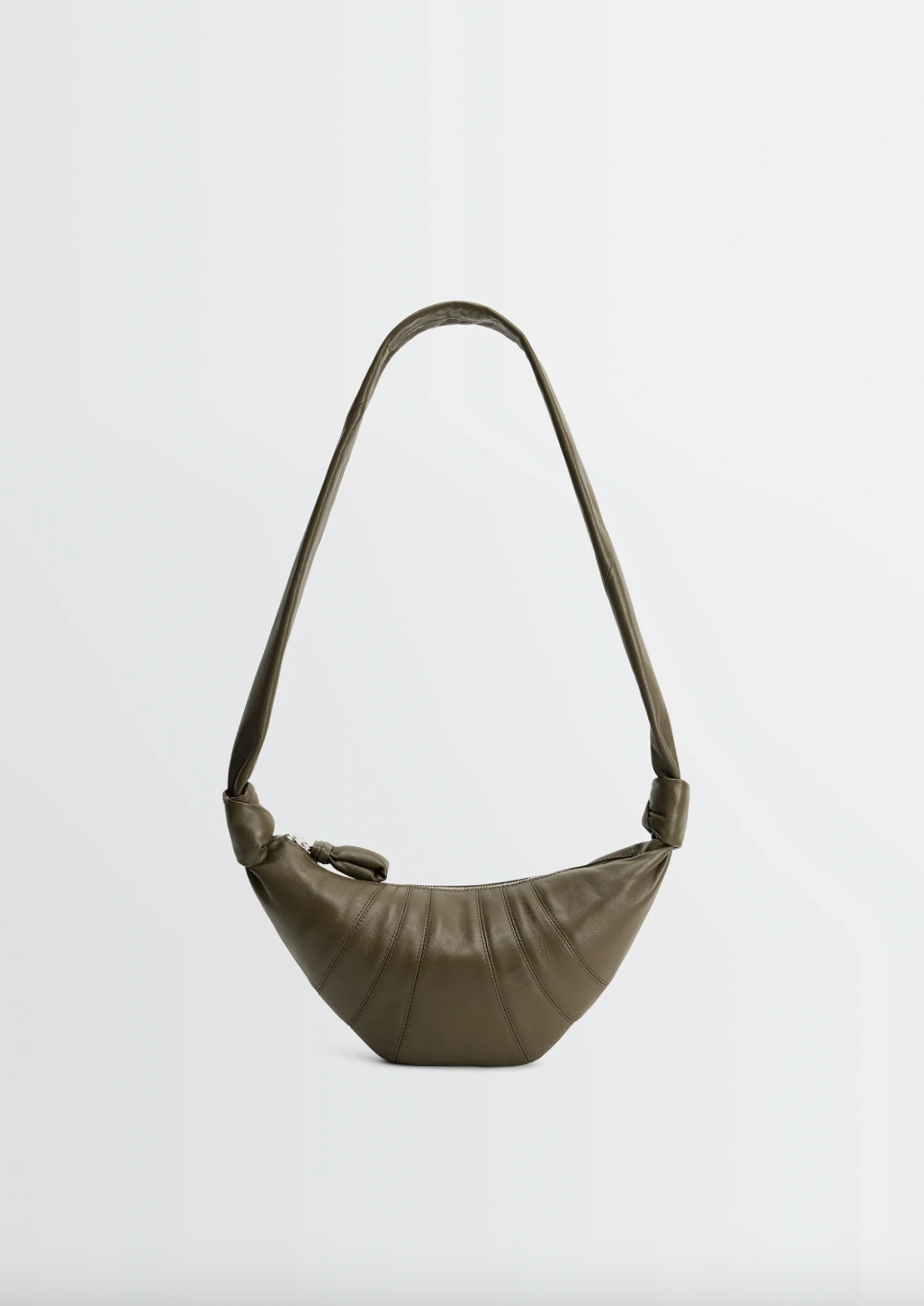 Small Croissant Bag Soft Nappa Dark Khaki – Scotties Boutique