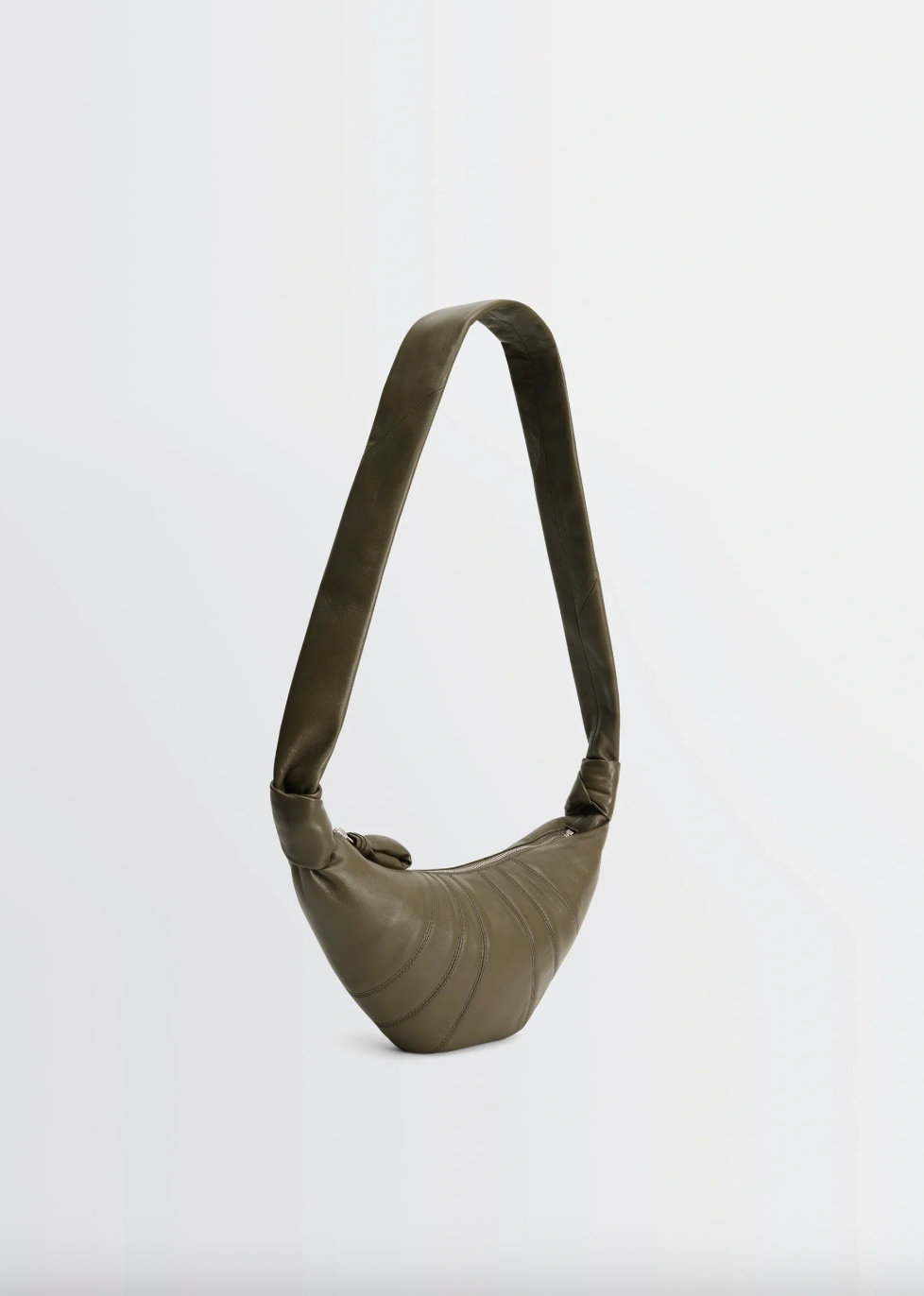 Small Croissant Bag Soft Nappa Dark Khaki