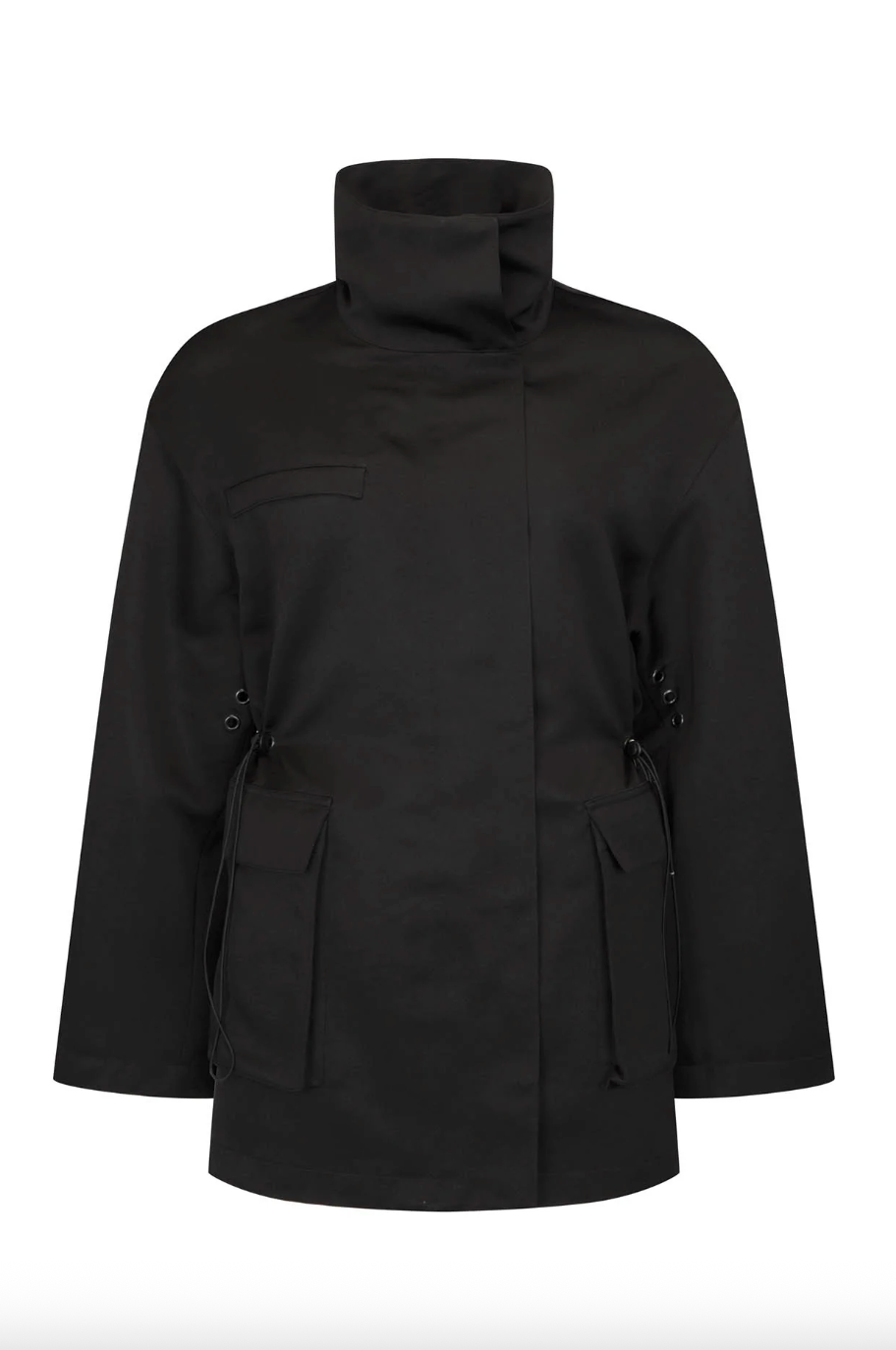 Balmoral Parka Satin Black