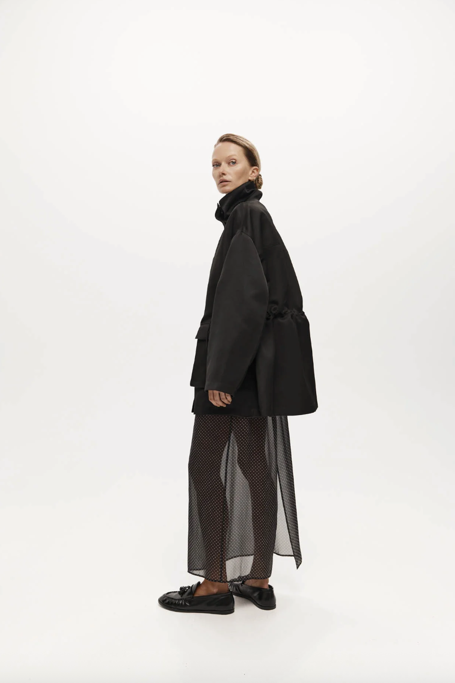 Balmoral Parka Satin Black