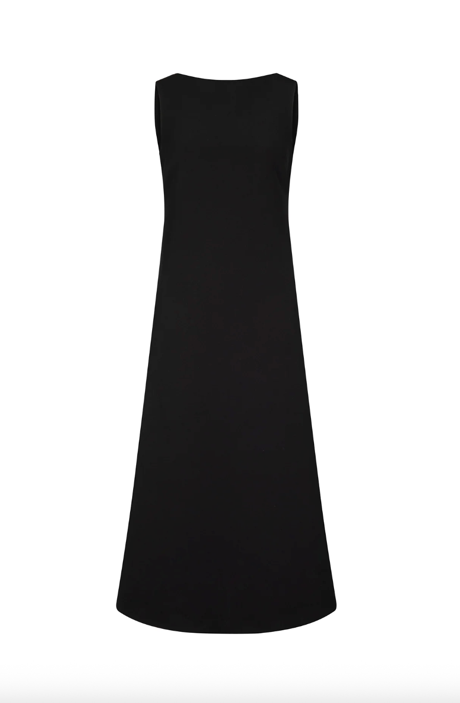 Hiro Dress Black Bonded Suiting