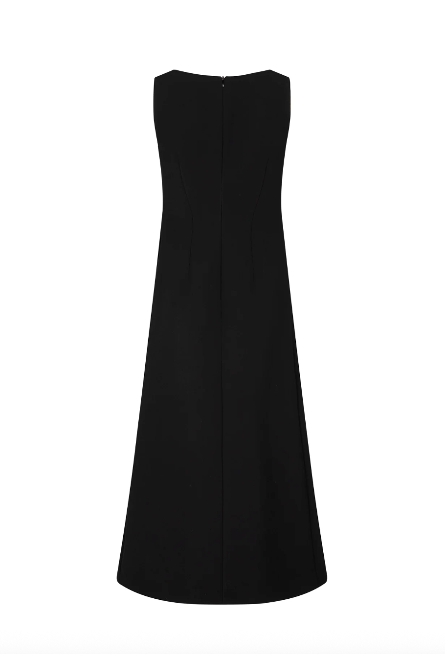Hiro Dress Black Bonded Suiting