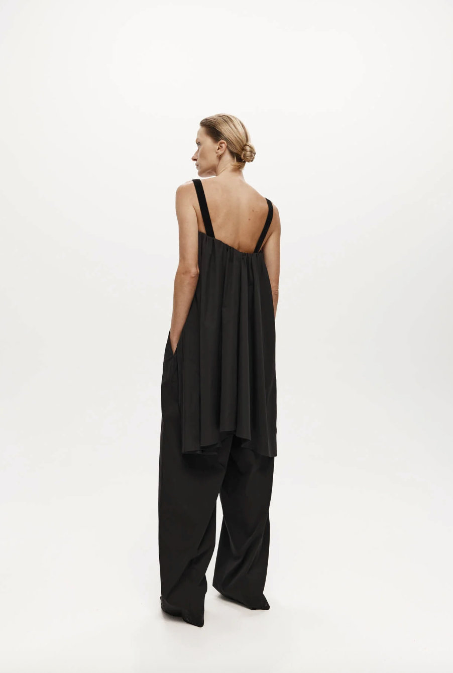 Bogart Top Black Tech Taffeta