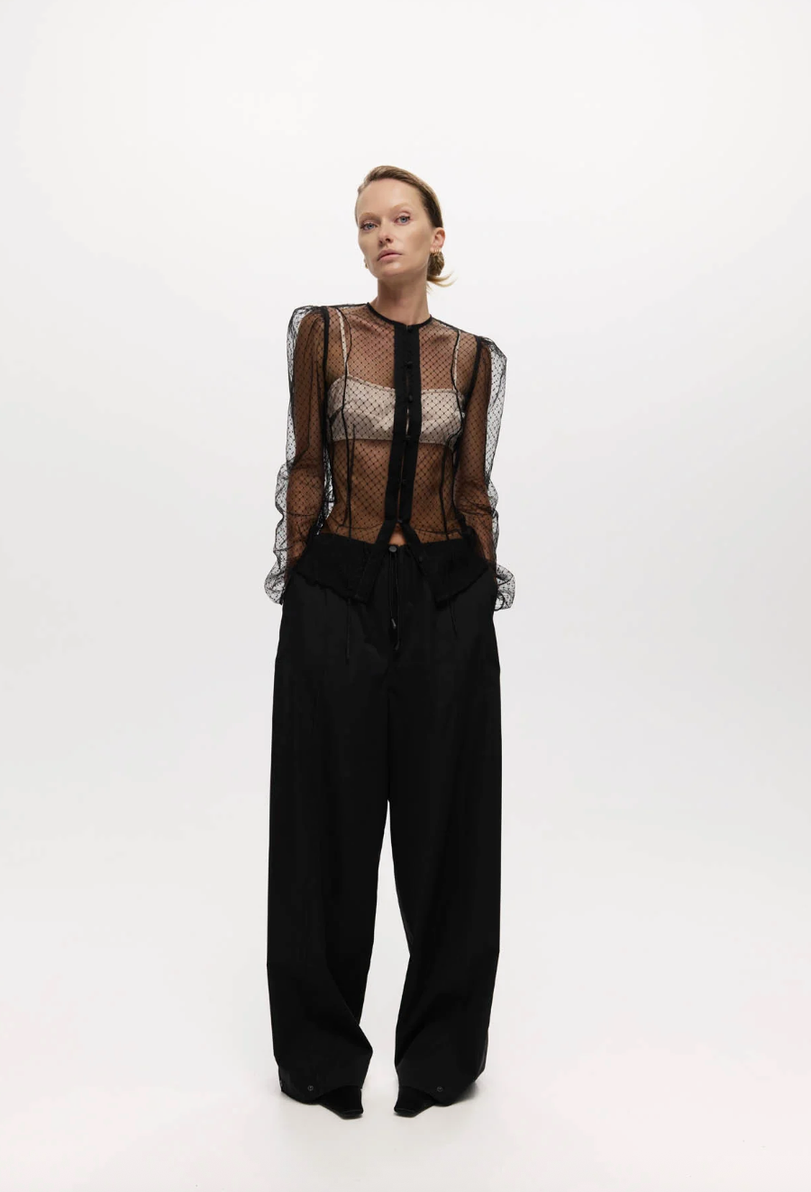 Helena Top Tulle Black