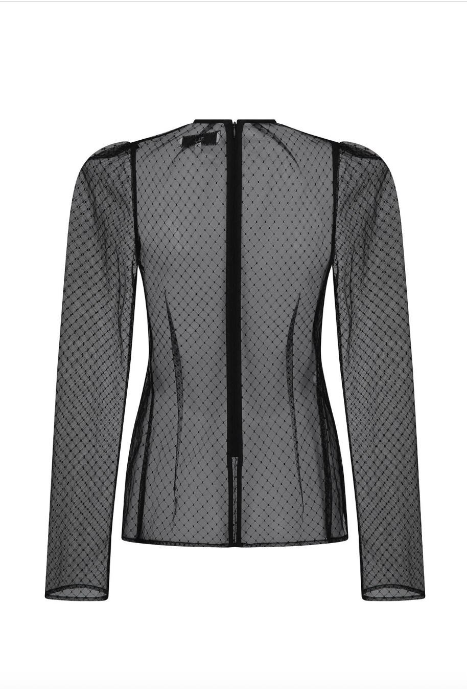 Helena Top Tulle Black