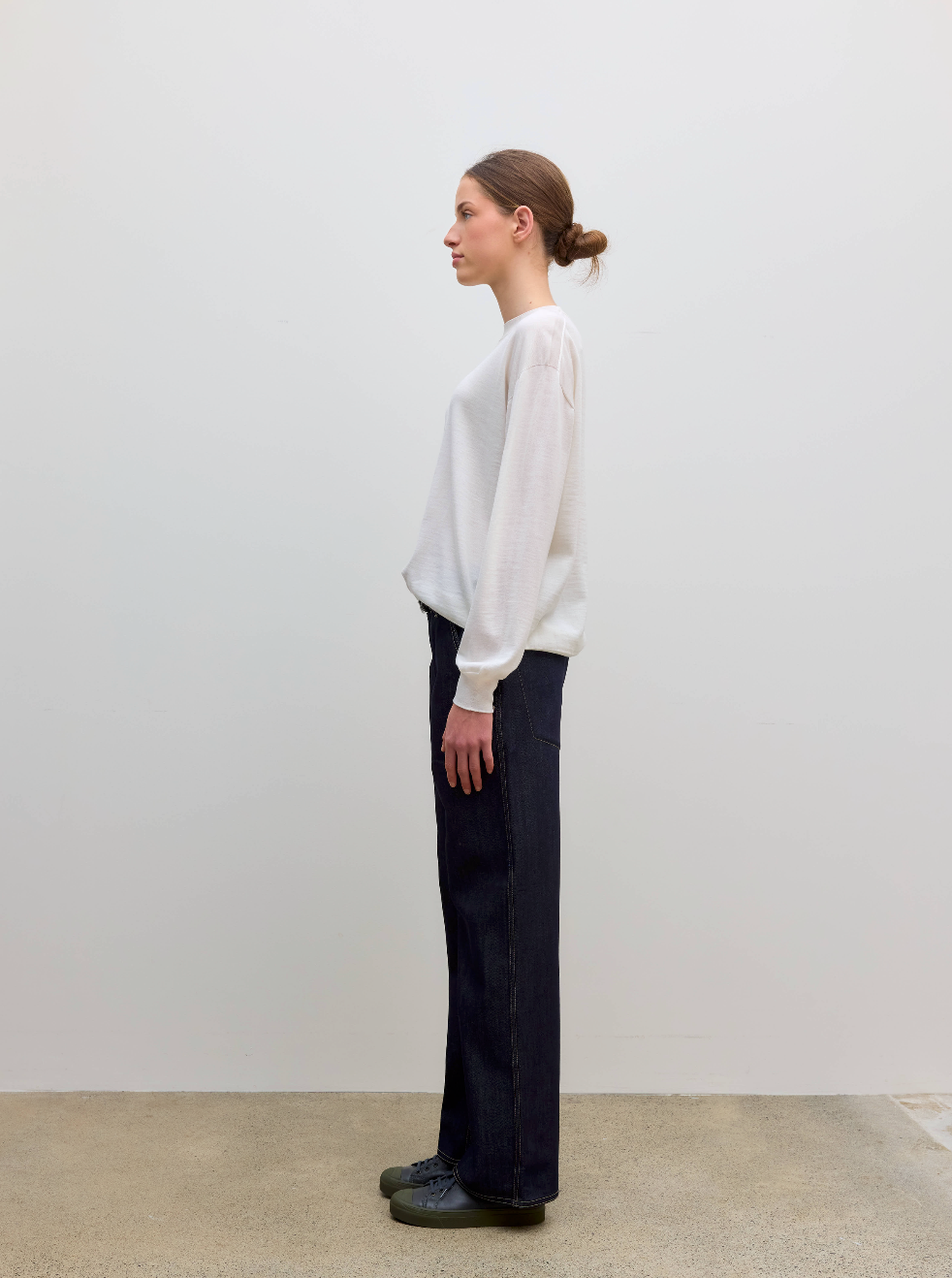 Muscat Knit Fine Merino Off White