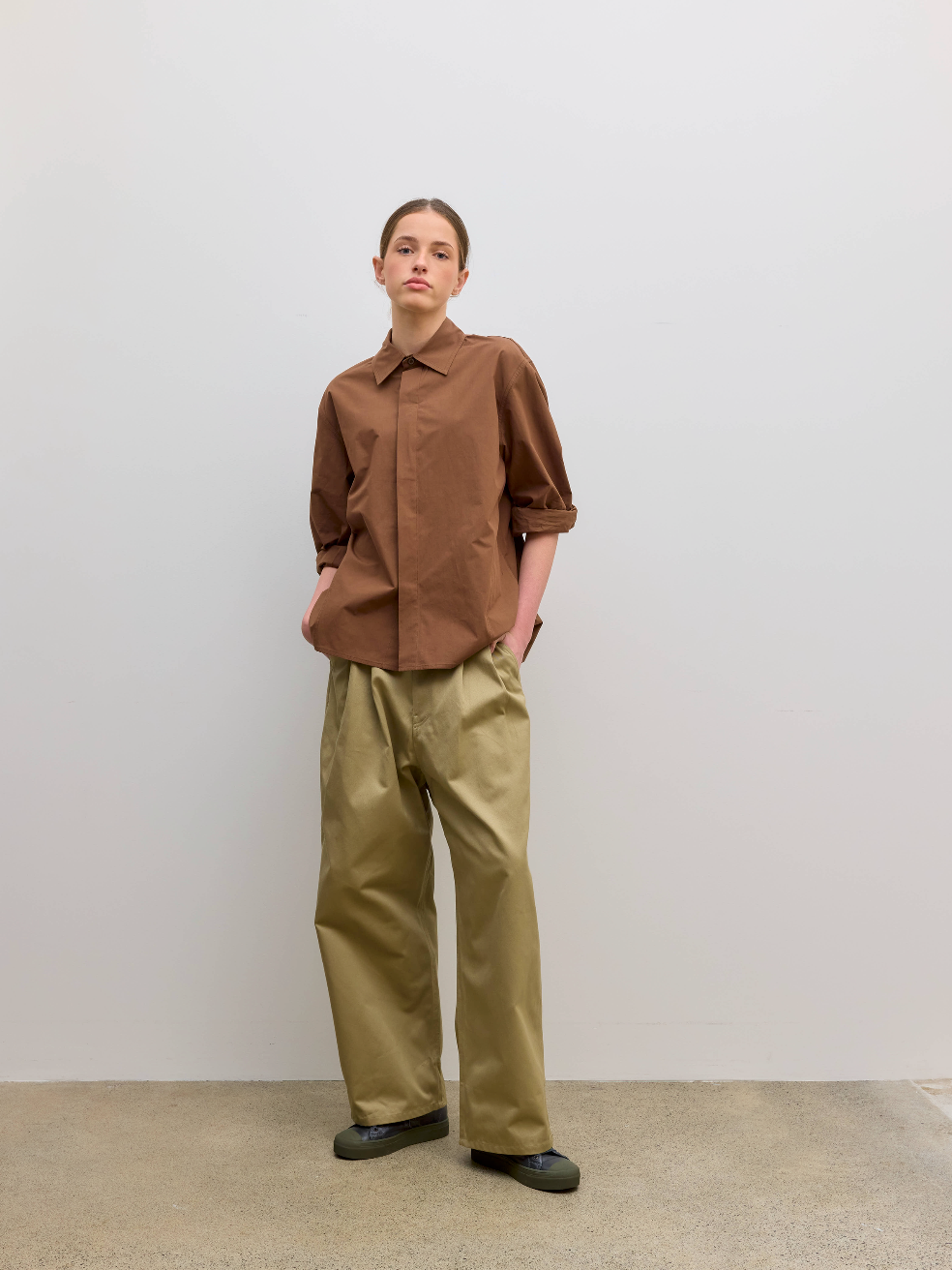 Breton Shirt Chestnut