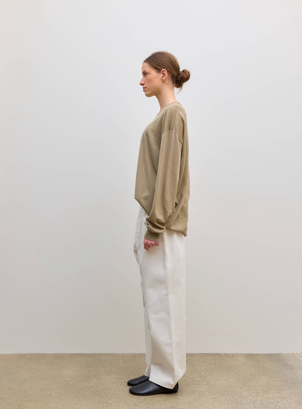 Pinot Pant Cotton Drill Off White