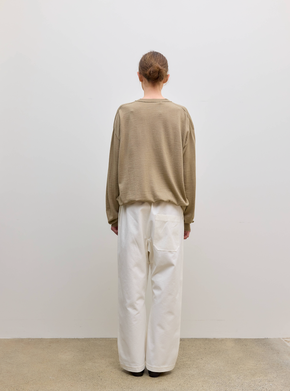 Pinot Pant Cotton Drill Off White