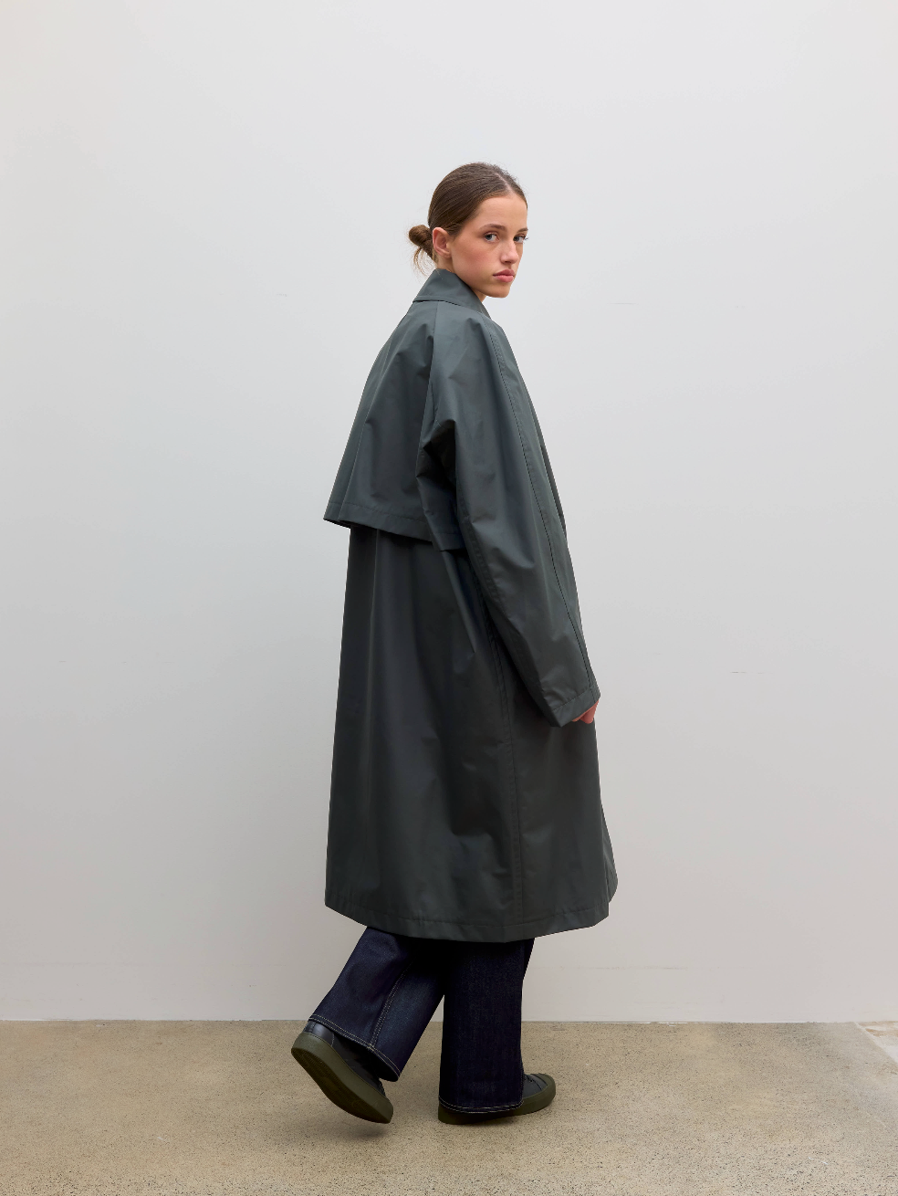 Curtis Trench Coat Xanadu