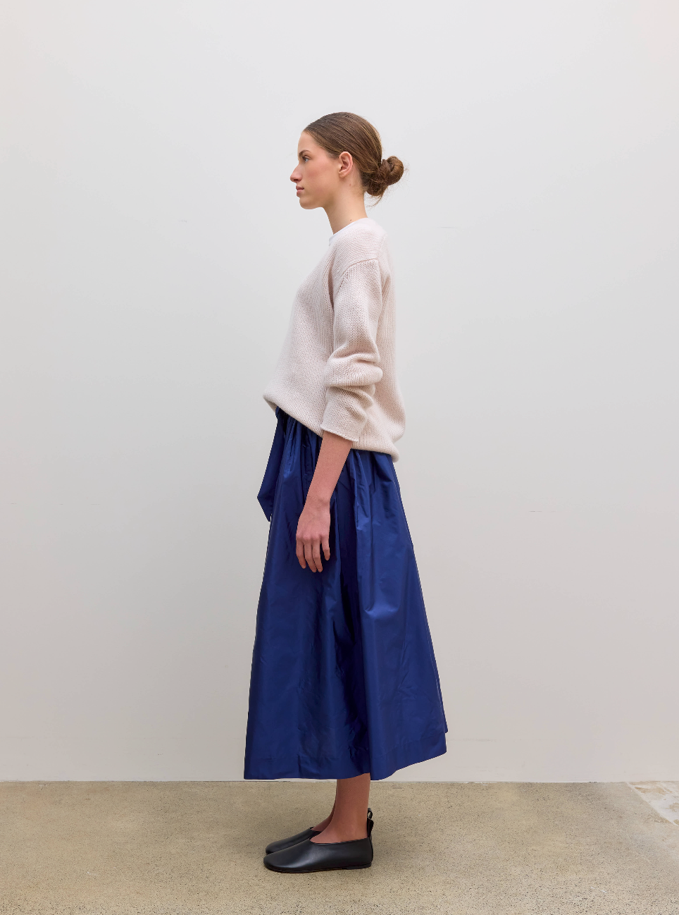 Cashmere Wool V-Neck Sweater Borotalco