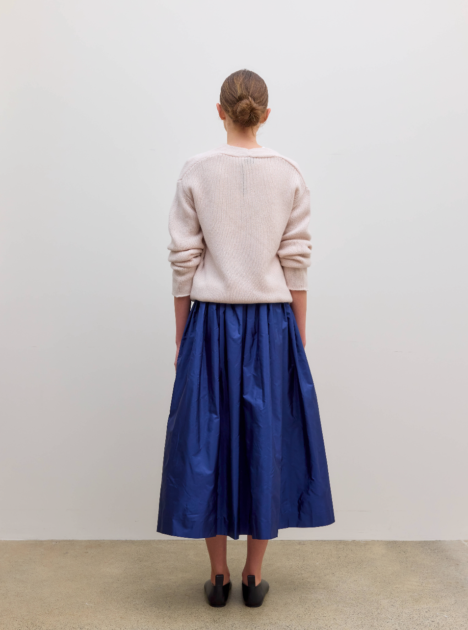 Cashmere Wool V-Neck Sweater Borotalco
