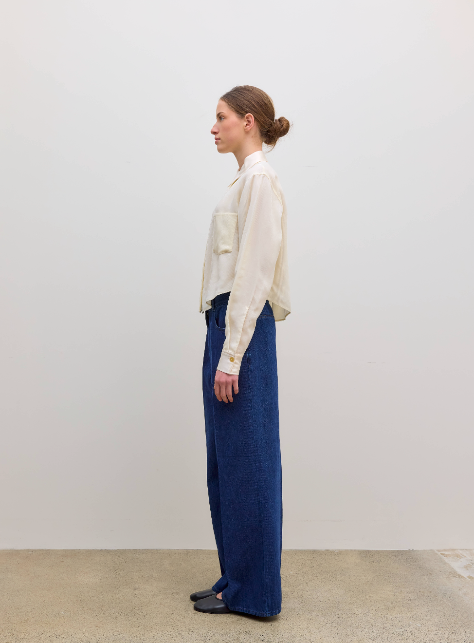Fluid Chic Velvet Boxy Shirt Giglio
