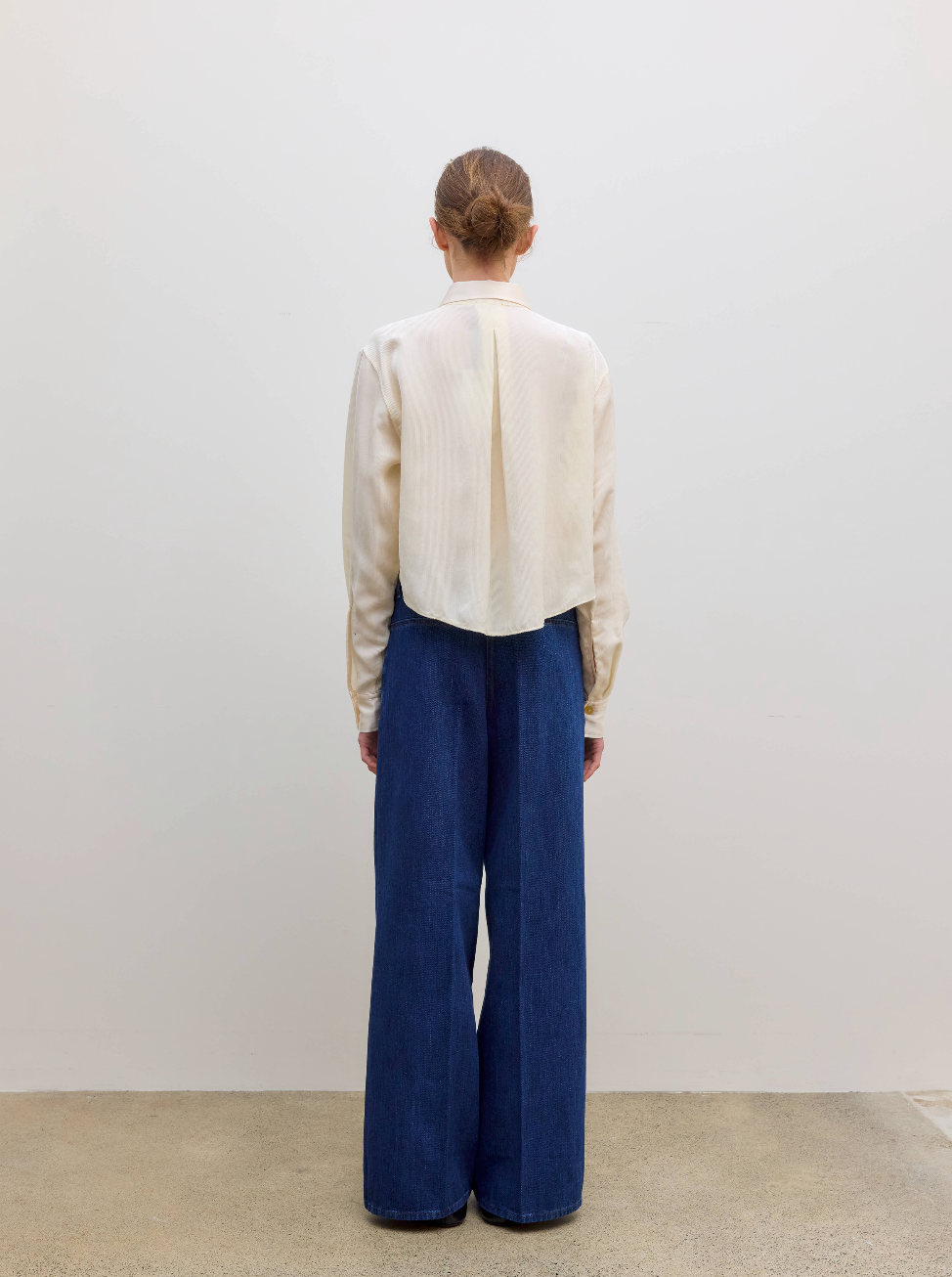 Fluid Chic Velvet Boxy Shirt Giglio