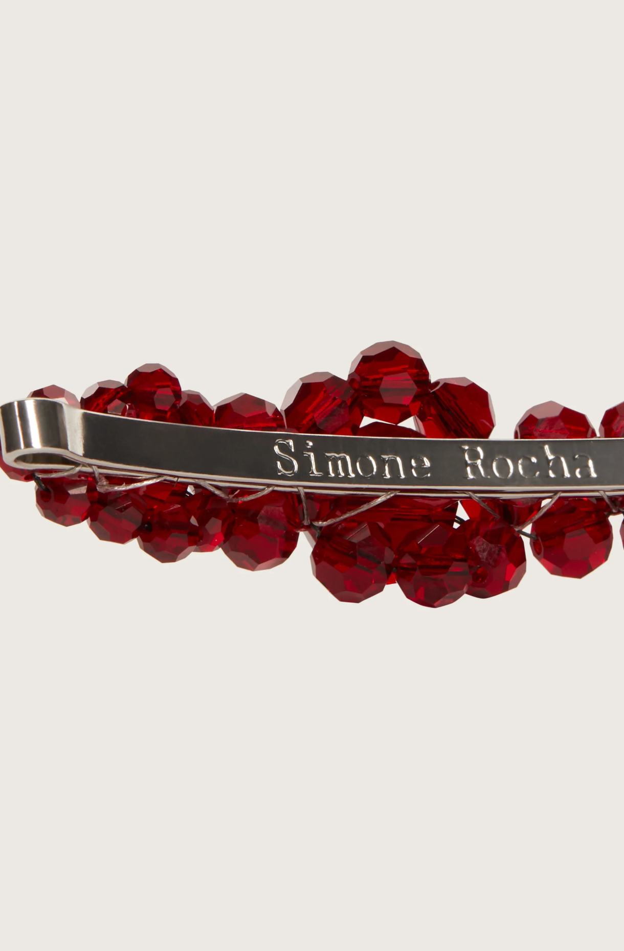 Blood Red Crystal Large Flower