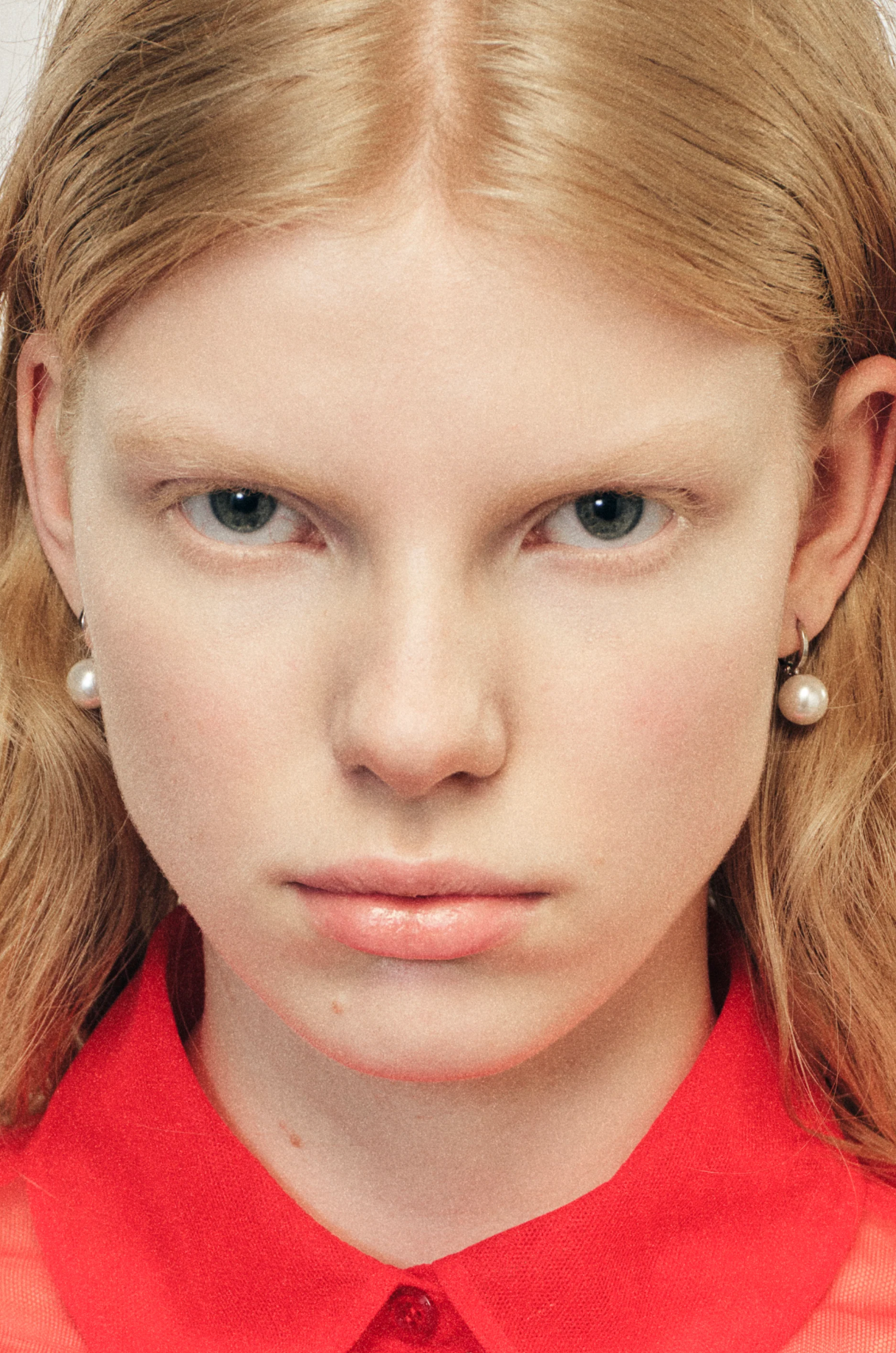 Small Pearl Hoops