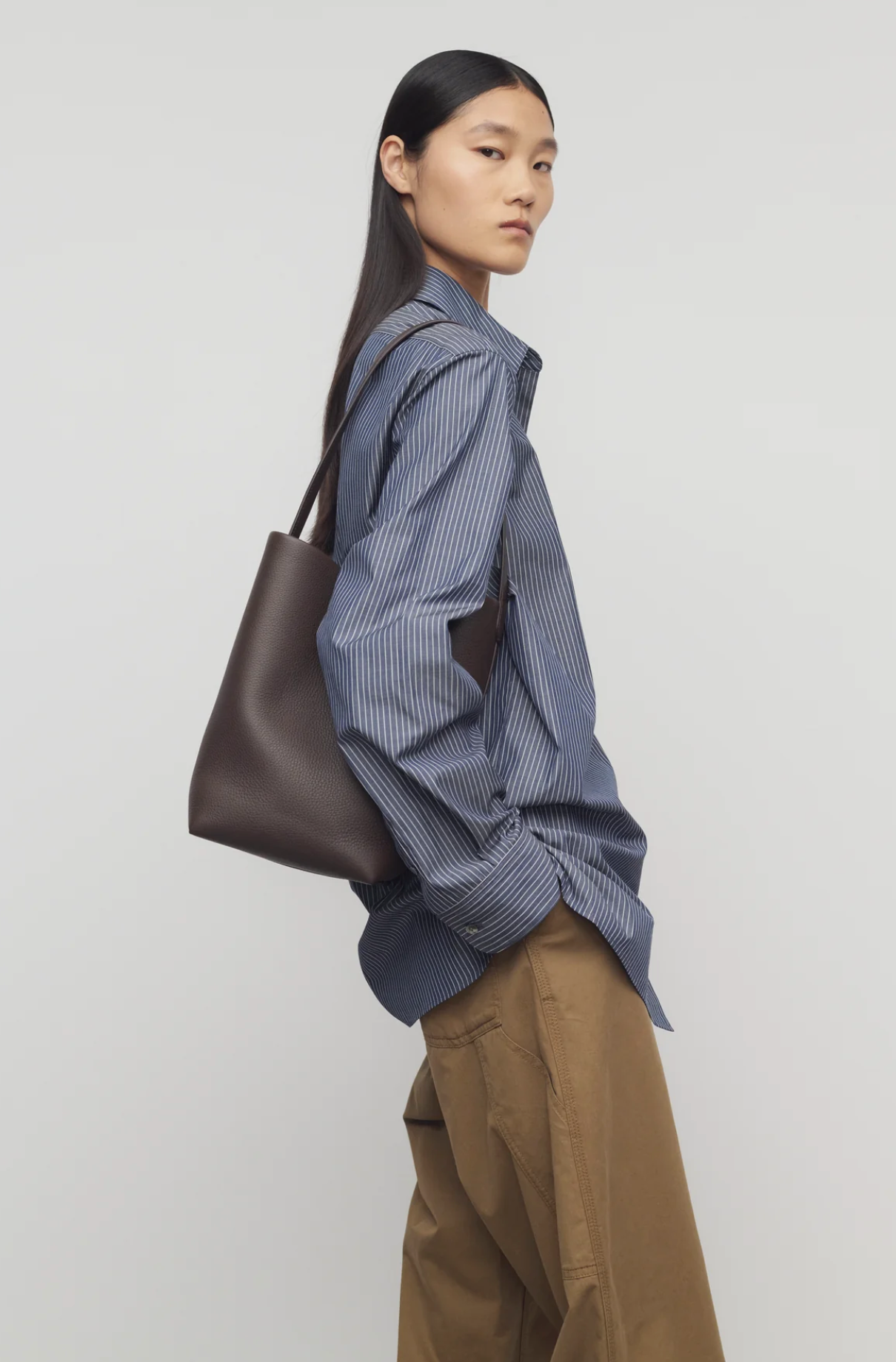 Park Tote N/S Medium Dark Brown